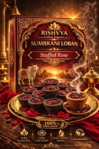 Cowdung Rose Cup Sambarani