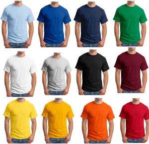 Mens Plain Round Neck T-Shirts
