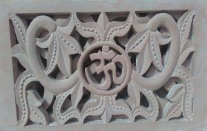 Decorative Pink Sandstone Jali, Thickness 40 Mm