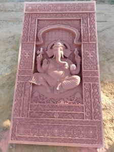 Ganesha Sandstone Wall Panel