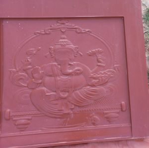 Ganesha Sandstone Wall Panel