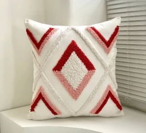 Embroidered Cotton Decorative Pillow Cover