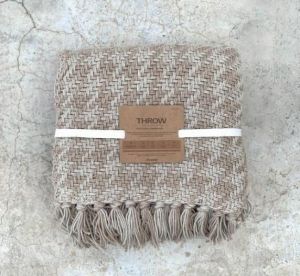 Handwoven Cotton Throw Blanket