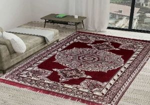 Handwoven Wool Area Carpet