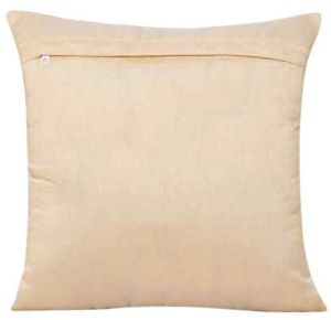 Plain Brown Swed Fabric Cushion Cover