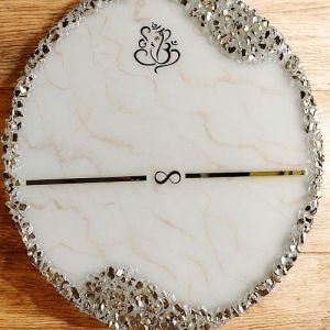 Decorative Epoxy Resin Round Photo Frame