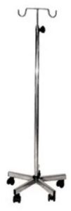 2 Hook SS IV Saline Stand