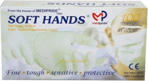 240mm Latex Medical Examination Gloves