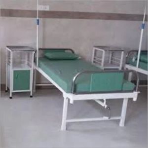 Semi Fowler Stainless Steel Manual Hospital Bed