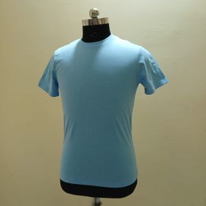 Mens Plain Round Neck T-Shirt