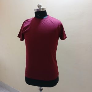Mens Plain Round Neck T-Shirt