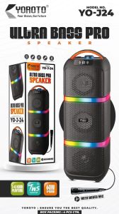 Yoroto yo-j24 Thunderpulse Karaoke Bluetooth Speaker