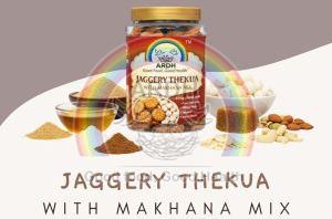 Handmade Desi Ghee Jaggery Thekua With Makhana Mix