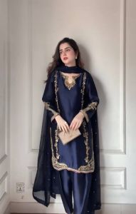 Crepe Silk Farshi Salwar Set