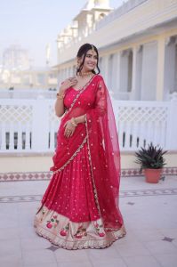 Designer Dola Silk Lehenga Choli Set