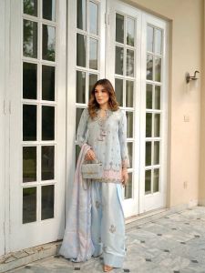 Designer Japan Satin Farshi Plazzo Set