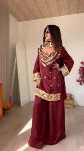 Fendy Silk Mirror Work Set