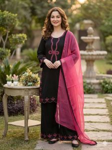 Georgette Dupatta Designer Suit Set