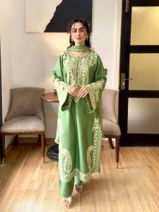 Organza Silk Plazzo Set