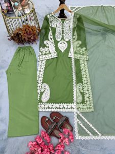 Organza Silk Plazzo Set