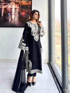Organza Silk Plazzo Set
