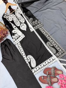 Organza Silk Plazzo Set