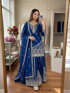 Premium Ethnic Sharara Dupatta Set