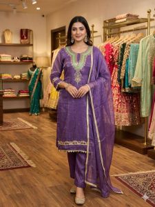 Wedding Wear Embroidered Suit Set