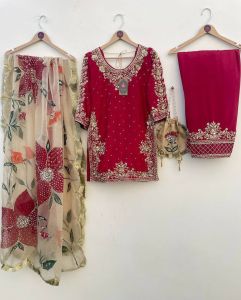 Eid Special Embroidered Suit Salwar Set