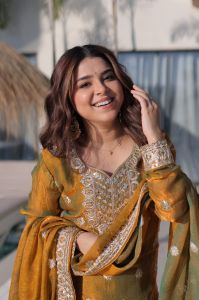 Zari Sequins Embroidered Sharara Set