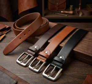 Mens Leather  Belt
