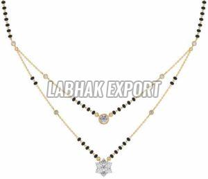 Bridal Diamond Gold Mangalsutra