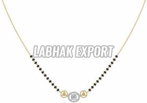 Designer Diamond Gold Chain Mangalsutra
