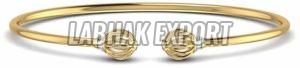 Designer Diamond Gold Kada Bracelet