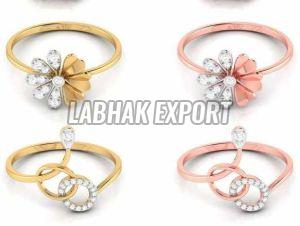 Designer Women Diamond Gold Ring