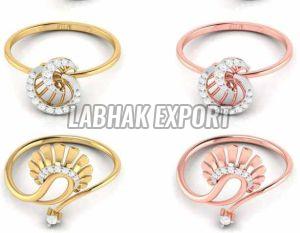 Fancy Women Diamond Gold Ring