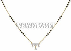 Minimal Diamond Mangalsutra