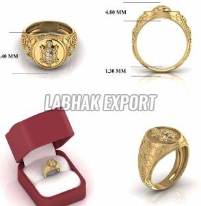 Minimalist Diamond Gold Ring