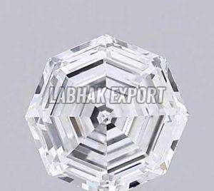 Octagon Cut Lab Grown Diamond