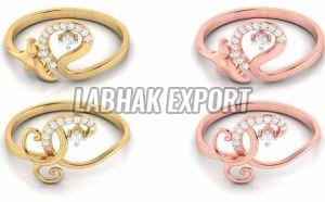Party Wear Diamond Gold Ring