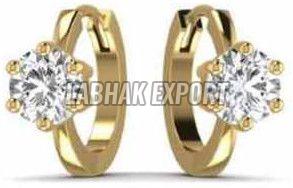 Round Cut Diamond Stud Earring