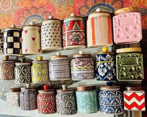 Handmade Ceramic Storage Jar