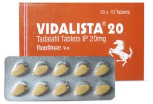 20mg Vidalista Tadalafil Tablets
