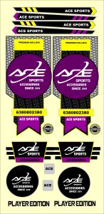 Cricket Bat Sticker