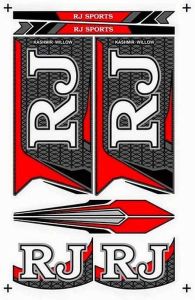 Professional Cricket Bat Sticker