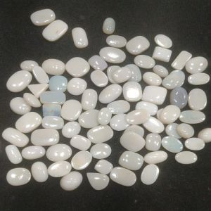 Natural Polished White Opal Gemstone
