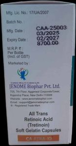 CA Atra 10mg Tretinoin Capsule