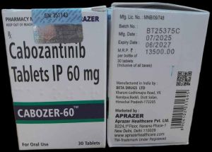 Cabozer 60mg Cabozantinib Tablet