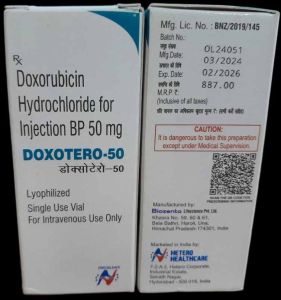 Doxotero 50mg Doxorubicin Hydrochloride Injection