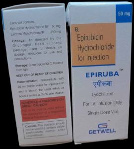 Epiruba 50mg Epirubicin Hydrochloride Injection